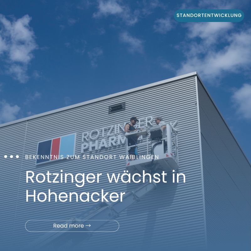 LinkedIn-Foto vom 20.08.2026: Rotzinger wächst in Waiblingen-Hohenacker! 🚀

Wo nach der Schließung der Jud